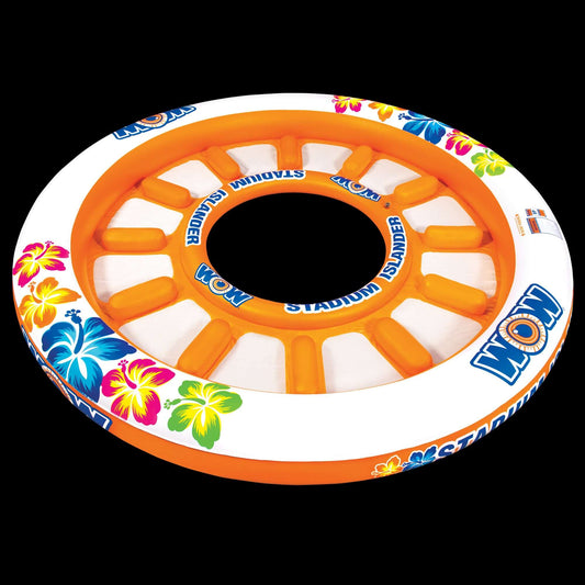 WOW Sports Floating 12 Person Water Lounge & Island - Stadium Islander (14-2090) - Tanks Treasures