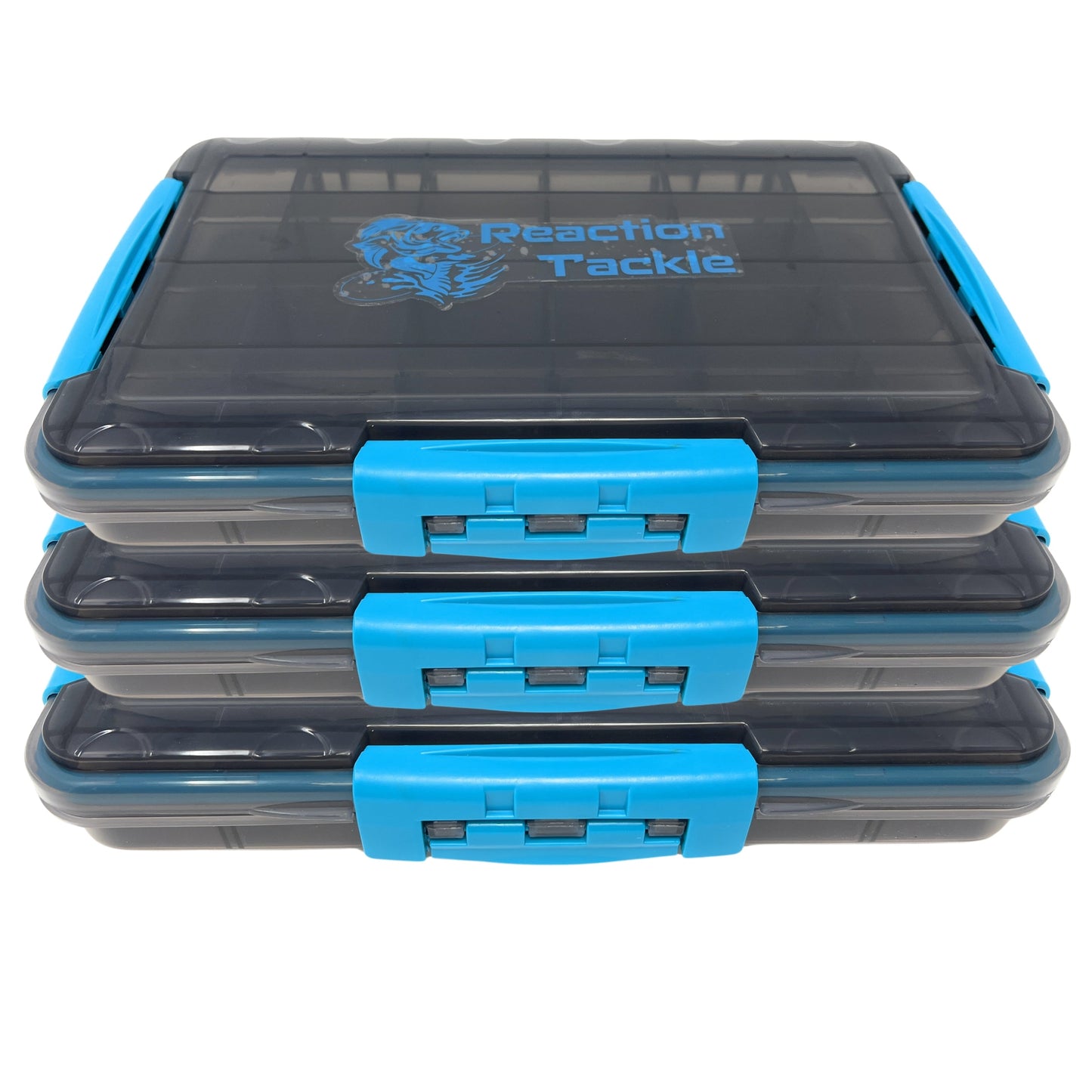 Reaction Tackle Premium Tackle Tray- High Performance and Waterproof with 3 Resilient Clips - Tanks Treasures