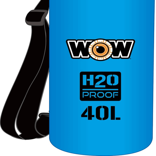 WOW Watersports H2O Proof 40L Drybag Blue - Tanks Treasures