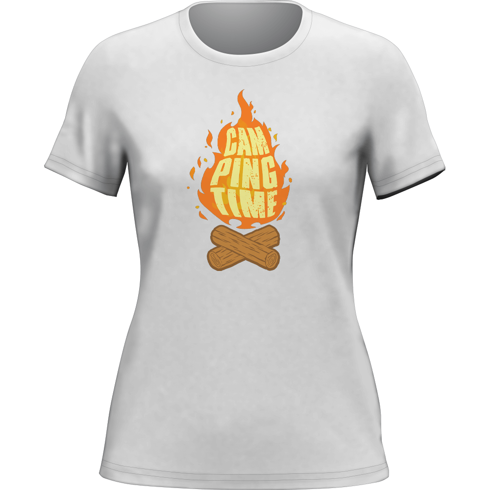Camp Fire T-Shirt for Women - Tanks Treasures