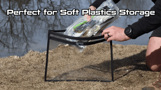 Reaction Tackle Clear Storage Bag Tackle Pak - Water-Resistant Plastic Storage - New - Tanks Treasures