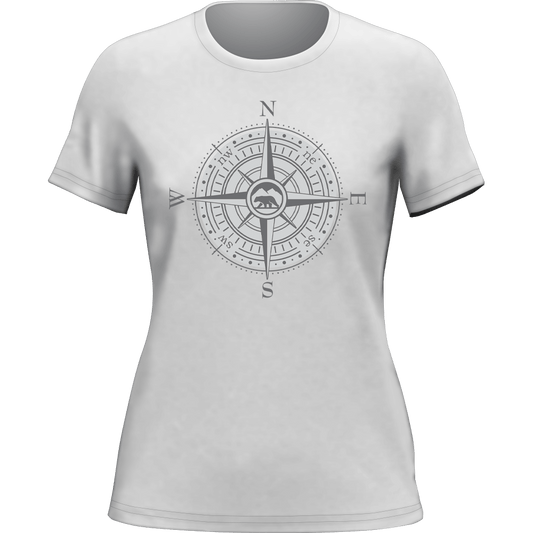 Compass Camping T-Shirt for Women - Tanks Treasures