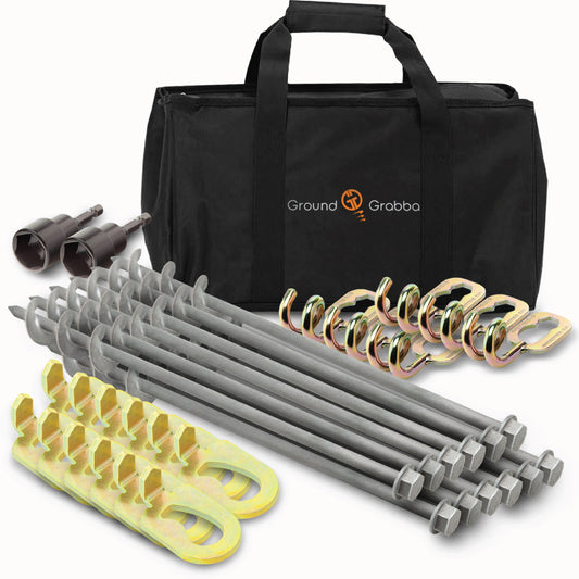 GroundGrabba Tent Camping Kit - Tanks Treasures
