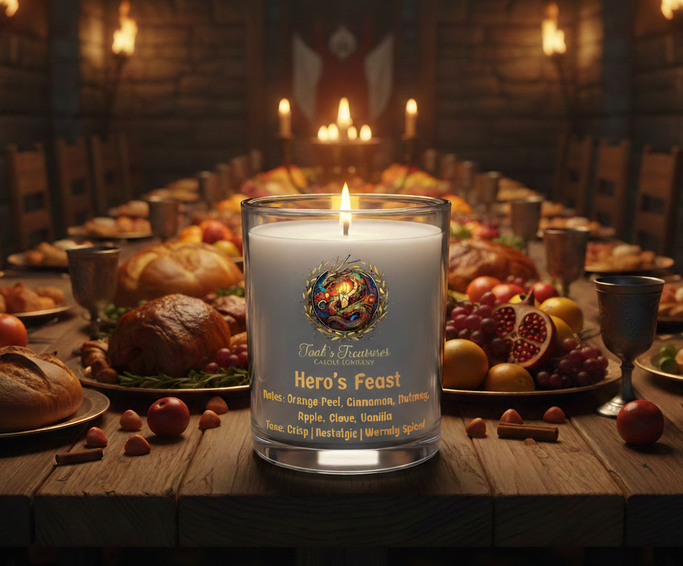 Hero's Feast | Victory Celebration Table Prop