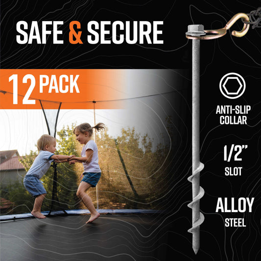 12 Pack HexHook Pro Lag Bolt Hook - Tanks Treasures