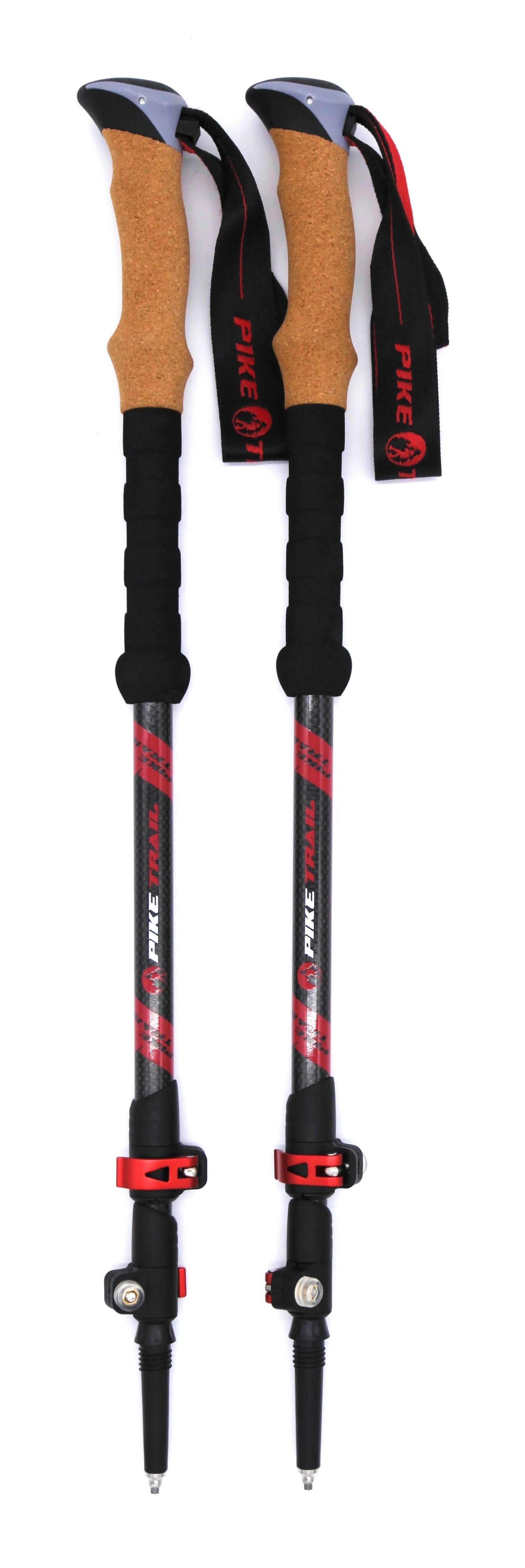 Pike Trail Carbon Fiber Trekking Poles: High Performance Hiking Sticks for Hiking, Hunting, Trekking and Nordic Walking