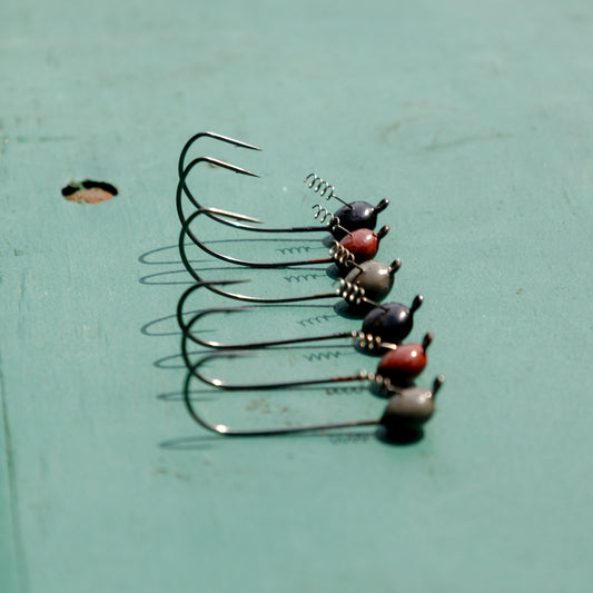 Reaction Tackle Tungsten Shaky Head Jigs 5-Pack - Tanks Treasures