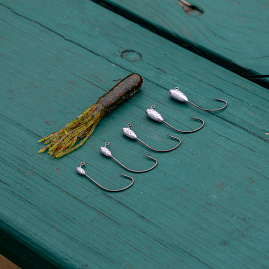 Reaction Tackle Lead Tube Jig Heads-10-Pack - Tanks Treasures