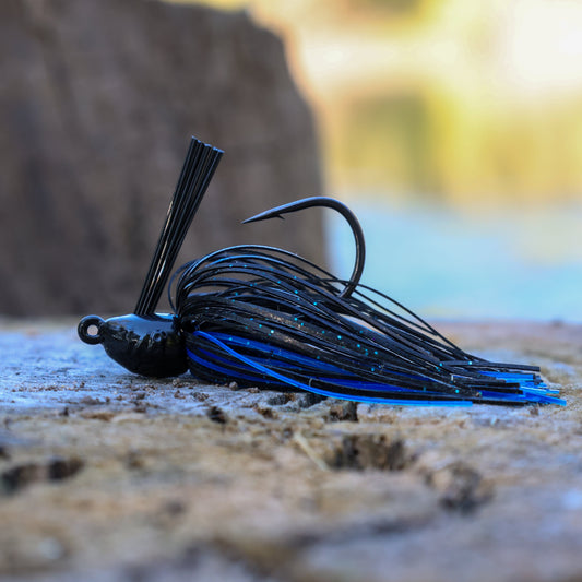 Reaction Tackle Lead Swim Jigs – Premium Weedless Bass Fishing Lures- 3 Pack - New - Tanks Treasures