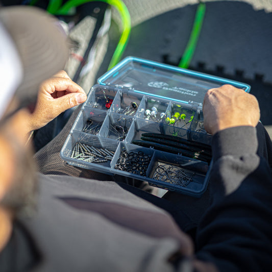 Reaction Tackle Standard Tackle Tray- Sturdy and Waterproof with 4 Reliable Clips - Tanks Treasures