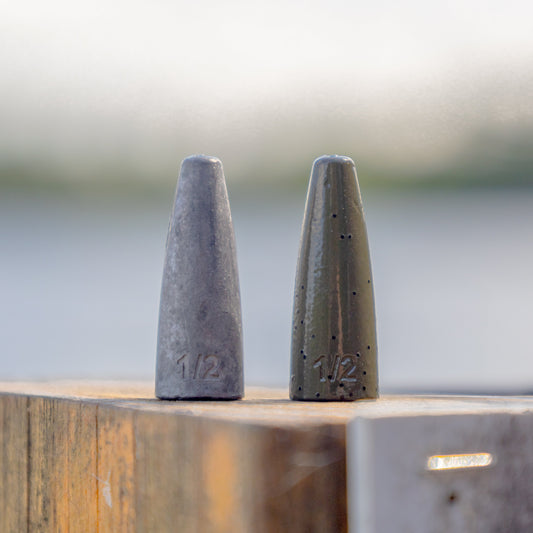 Reaction Tackle Lead Worm Weights (25 pack) - Tanks Treasures