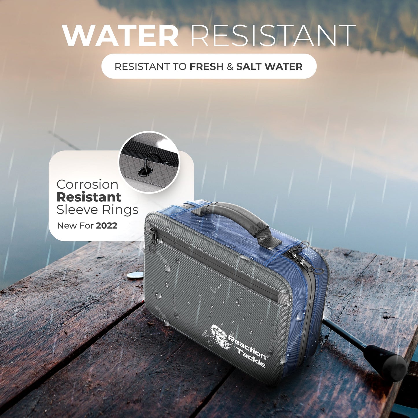 Reaction Tackle Deluxe Bait Binder and Tackle Storage - Tanks Treasures