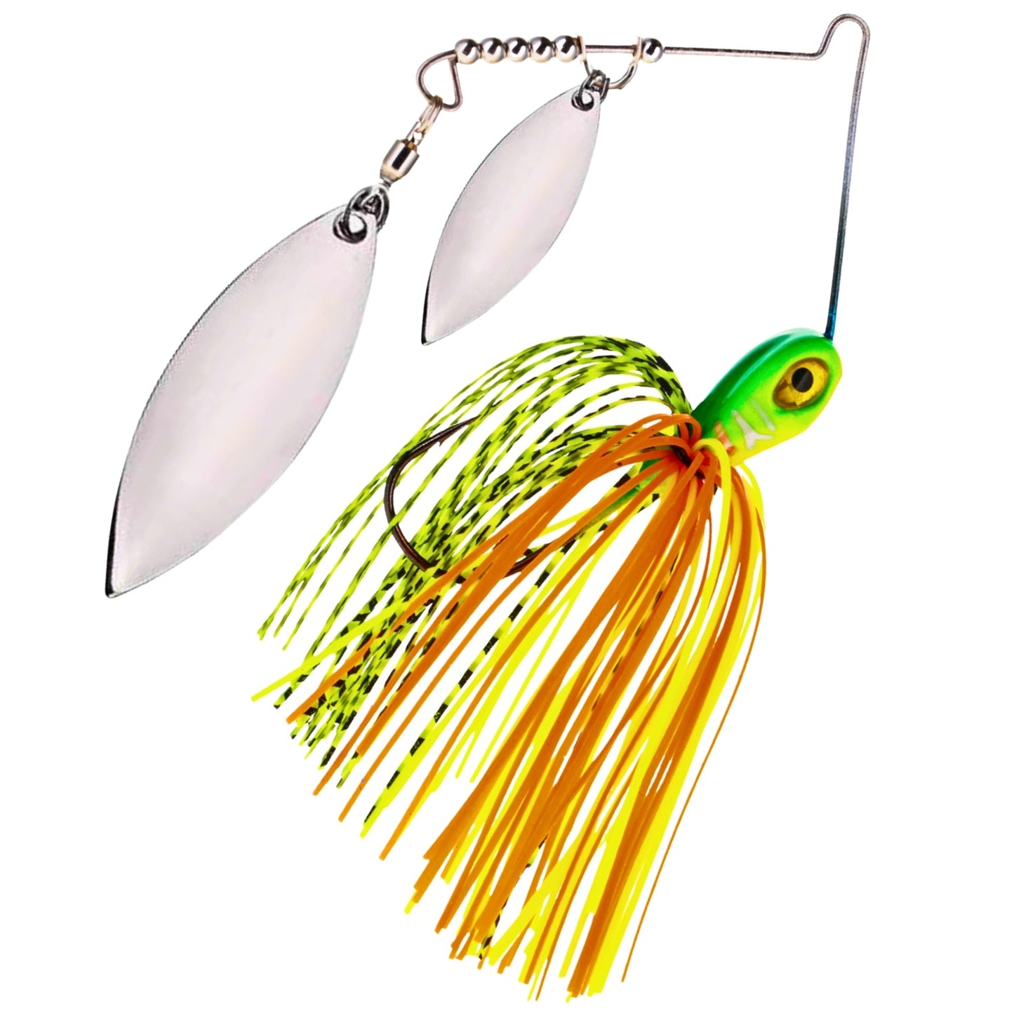 Reaction Tackle Tungsten Spinnerbait Jigs β 2-Pack, Double Willow Blade - New