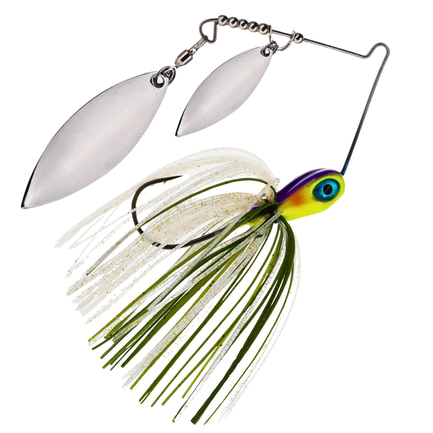 Reaction Tackle Tungsten Spinnerbait Jigs β 2-Pack, Double Willow Blade - New