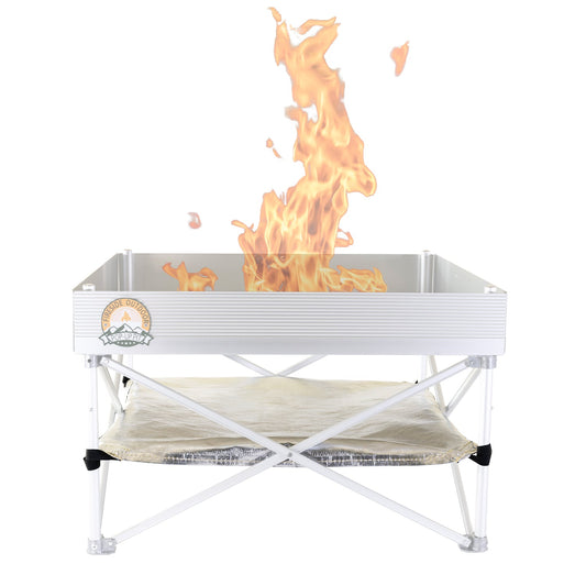 Pop-Up Fire Pit Heat Shield - Tanks Treasures