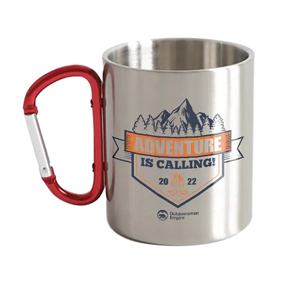 Adventure Is Calling Carabiner Mug 12oz - Tanks Treasures