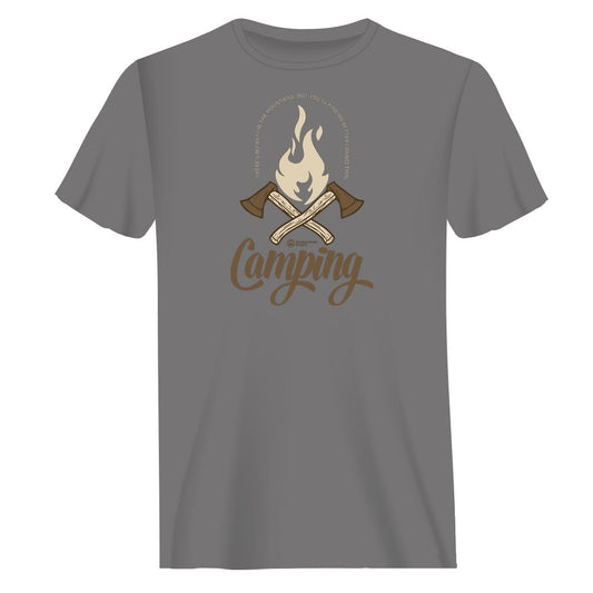 Camping Axes Unisex T-Shirt - Tanks Treasures