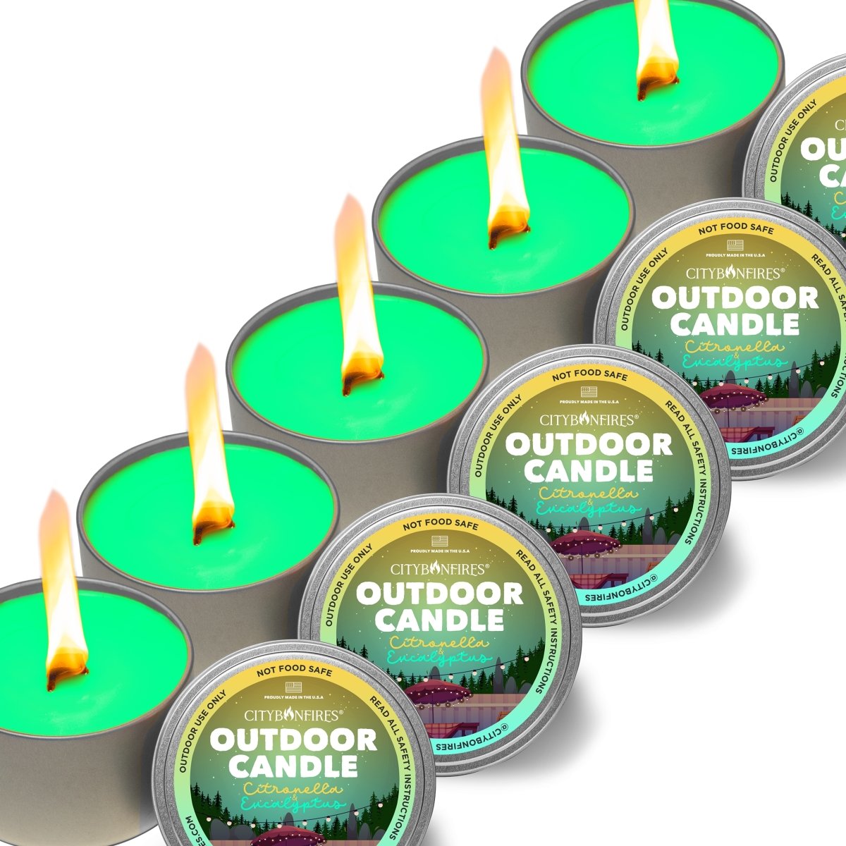 The Outdoor Candle - Citronella and Eucalyptus - Tanks Treasures
