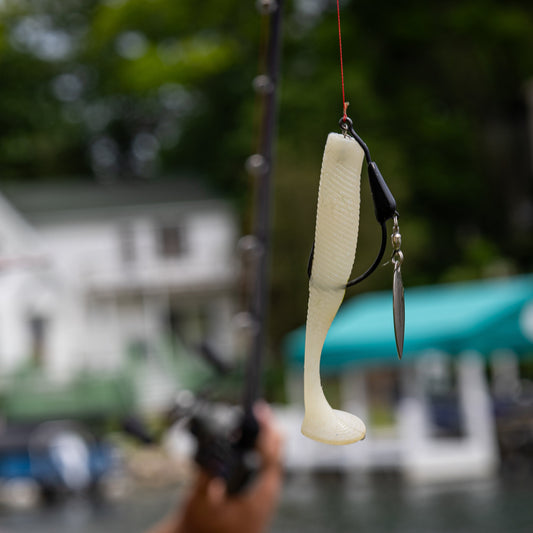 Reaction Tackle Bladed/Tungsten Weighted Swimbait Hooks- 3-Pack - Tanks Treasures