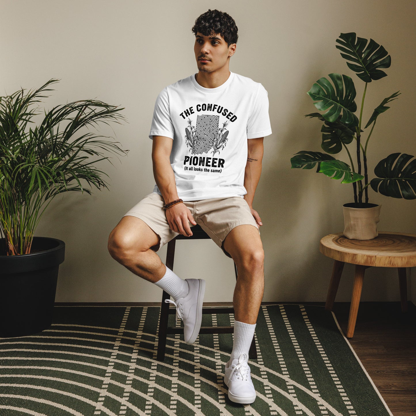 The Confused Pioneer Tee – Lost in the Corn Maze - Tanks Treasures