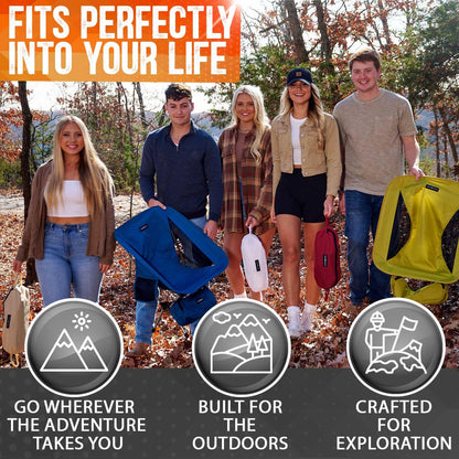 Pike Trail Ultralight Compact Outdoor Camping Tailgate Festival Beach Chair - Tanks Treasures