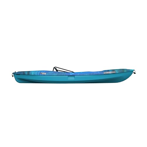 Pelican Seek 100X - Recreational Sit on top Kayak - Lightweight Smart Design - Adjustable Ergoform™ Seating System - 10 ft - Tanks Treasures