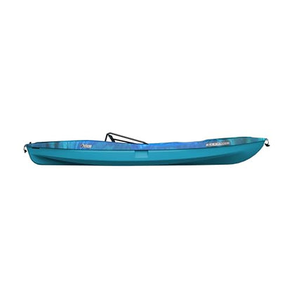 Pelican Seek 100X - Recreational Sit on top Kayak - Lightweight Smart Design - Adjustable Ergoform™ Seating System - 10 ft - Tanks Treasures