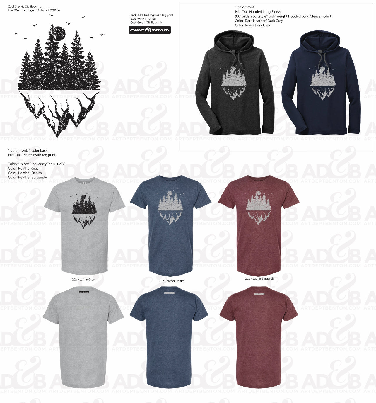 Pike Trail Comfy Tee's & Easy Going Hoodies - Tanks Treasures