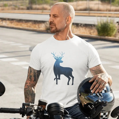 Deer Color 2 Man T-Shirt - Tanks Treasures