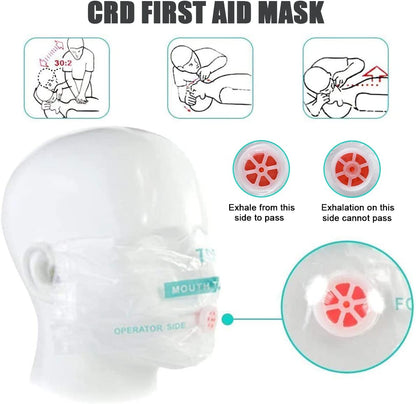 Snake Bite Kit, Bee Sting Kit, Emergency First Aid Supplies, Venom Extractor Suction Pump, Bite and Sting First Aid for Hiking, Backpacking and Camping. Includes Bonus CPR Face Shield (Blue) - Tanks Treasures