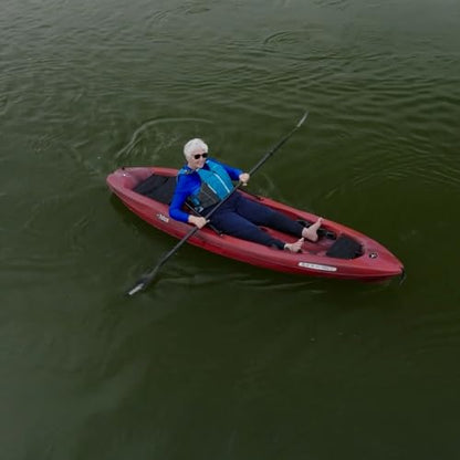 Pelican Seek 100X - Recreational Sit on top Kayak - Lightweight Smart Design - Adjustable Ergoform™ Seating System - 10 ft - Tanks Treasures