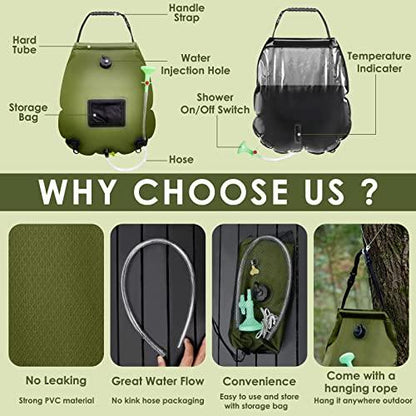 Tank’s Treasures Solar Shower Tent Kit – Clean Up Without Flashing the Forest - Tanks Treasures