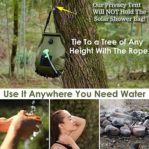 Tank’s Treasures Solar Shower Tent Kit – Clean Up Without Flashing the Forest - Tanks Treasures