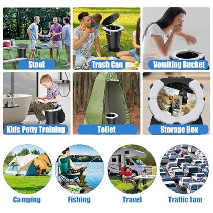 Tank’s Treasures Retractable Portable Toilet – The Throne You Deserve - Tanks Treasures