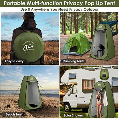 Tank’s Treasures Solar Shower Tent Kit – Clean Up Without Flashing the Forest - Tanks Treasures