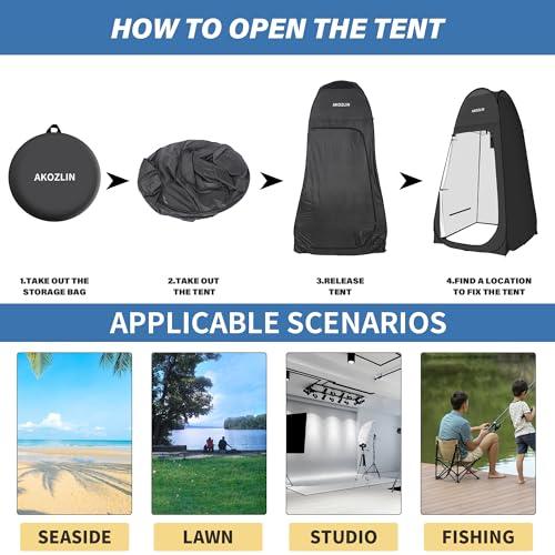 Tank’s Treasures Pop-Up Privacy Tent – Handle Your Business in Peace - Tanks Treasures