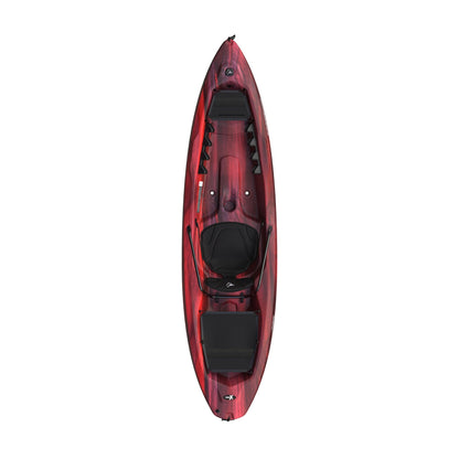 Pelican Seek 100X - Recreational Sit on top Kayak - Lightweight Smart Design - Adjustable Ergoform™ Seating System - 10 ft - Tanks Treasures