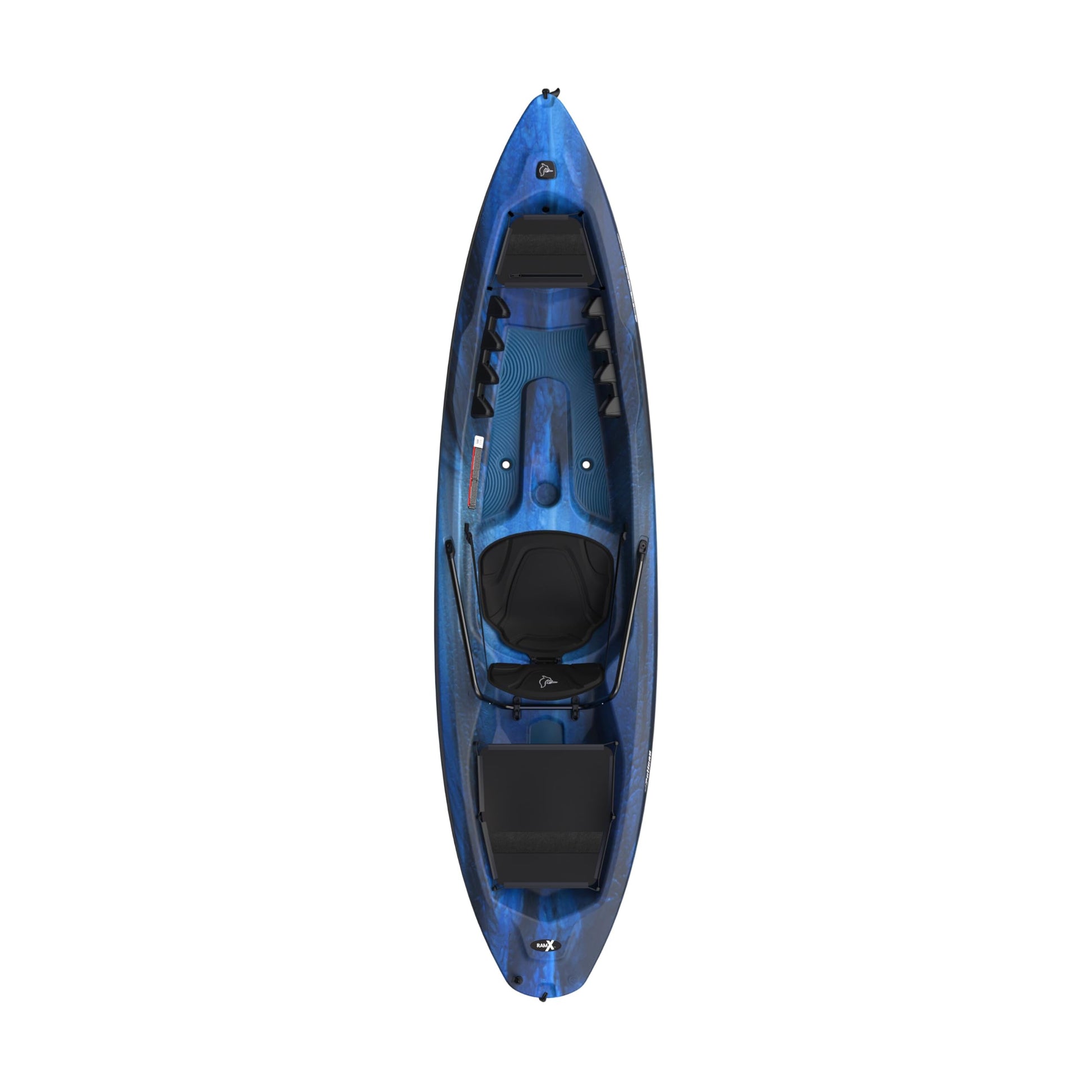 Pelican Seek 100X - Recreational Sit on top Kayak - Lightweight Smart Design - Adjustable Ergoform™ Seating System - 10 ft - Tanks Treasures