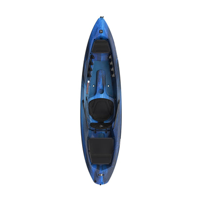 Pelican Seek 100X - Recreational Sit on top Kayak - Lightweight Smart Design - Adjustable Ergoform™ Seating System - 10 ft - Tanks Treasures