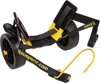 Suspenz Kayak Canoe Stern Cart, EZ-Stow Transport Trolley with Straps, Lightweight, Compact Aluminum Frame, 130 lb Load Capacity (22-1199) - Tanks Treasures