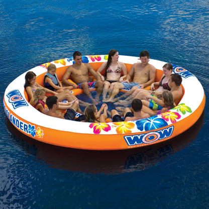 WOW Sports Floating 12 Person Water Lounge & Island - Stadium Islander (14-2090)