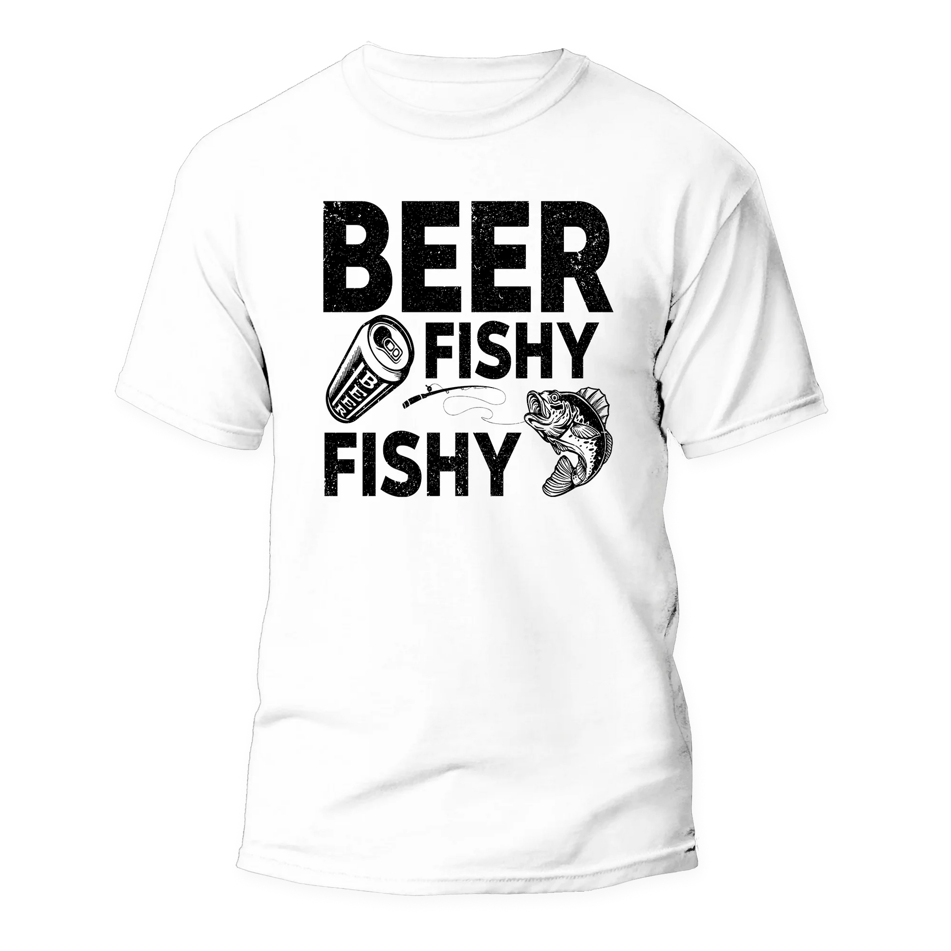 Beer Fishy Fishy Man T-Shirt - Tanks Treasures