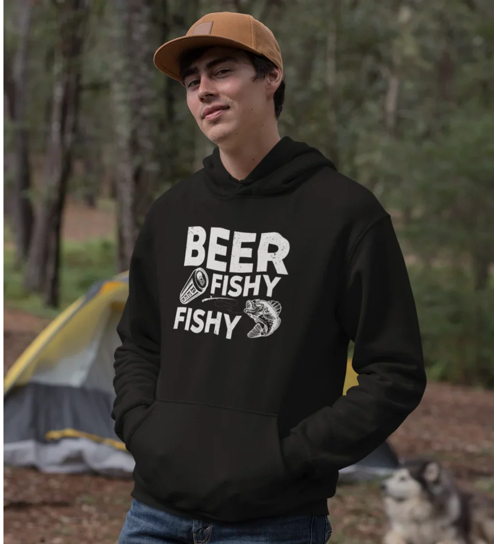 Beer Fishy Fishy Unisex Hoodie - Tanks Treasures