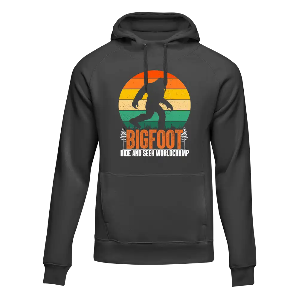 Bigfoot Hide And Seek Unisex Hoodie - Tanks Treasures