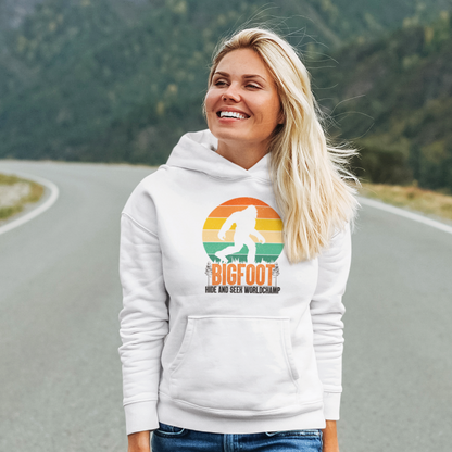 Bigfoot Hide And Seek Unisex Hoodie - Tanks Treasures