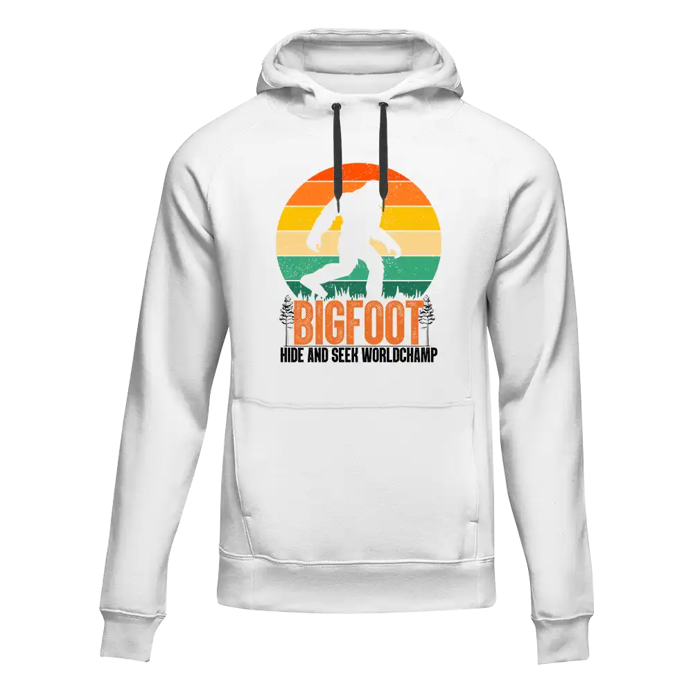 Bigfoot Hide And Seek Unisex Hoodie - Tanks Treasures