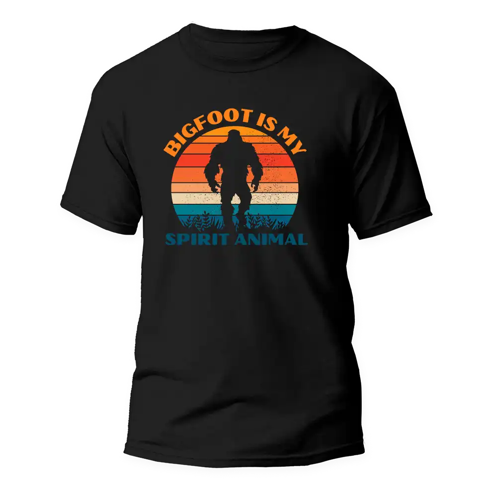 Bigfoot Is My Spirit Animal Man T-Shirt - Tanks Treasures
