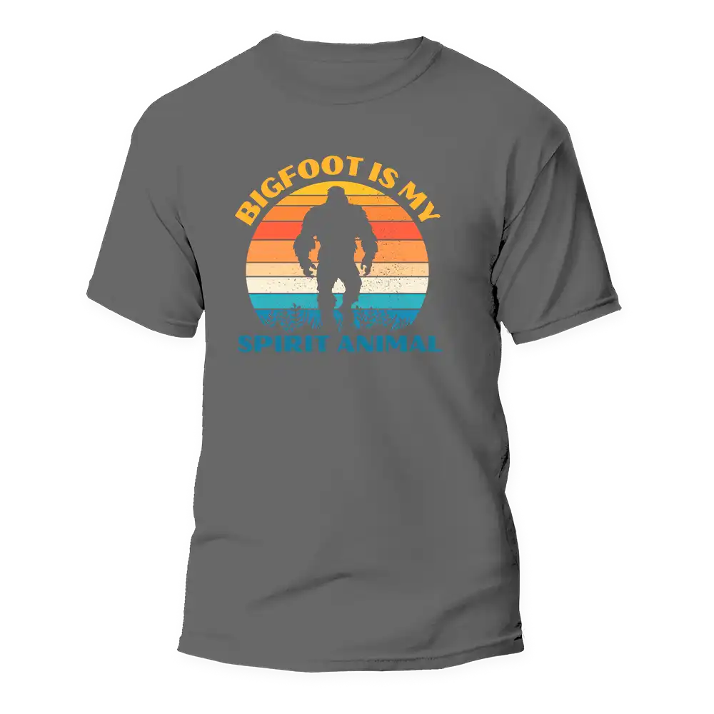 Bigfoot Is My Spirit Animal Man T-Shirt - Tanks Treasures