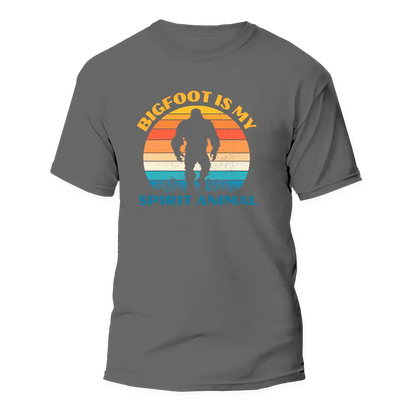 Bigfoot Is My Spirit Animal Man T-Shirt - Tanks Treasures