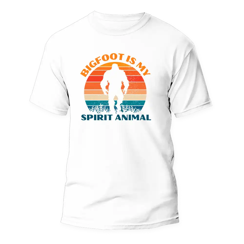 Bigfoot Is My Spirit Animal Man T-Shirt - Tanks Treasures